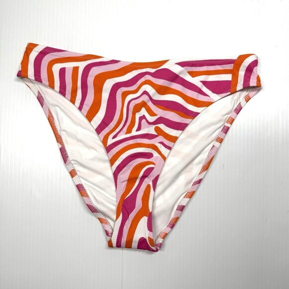 Solid & Striped Pink The Brody Swimsuit Cheeky Bikini Bottom Size Medium NWT - Picture 7 of 9